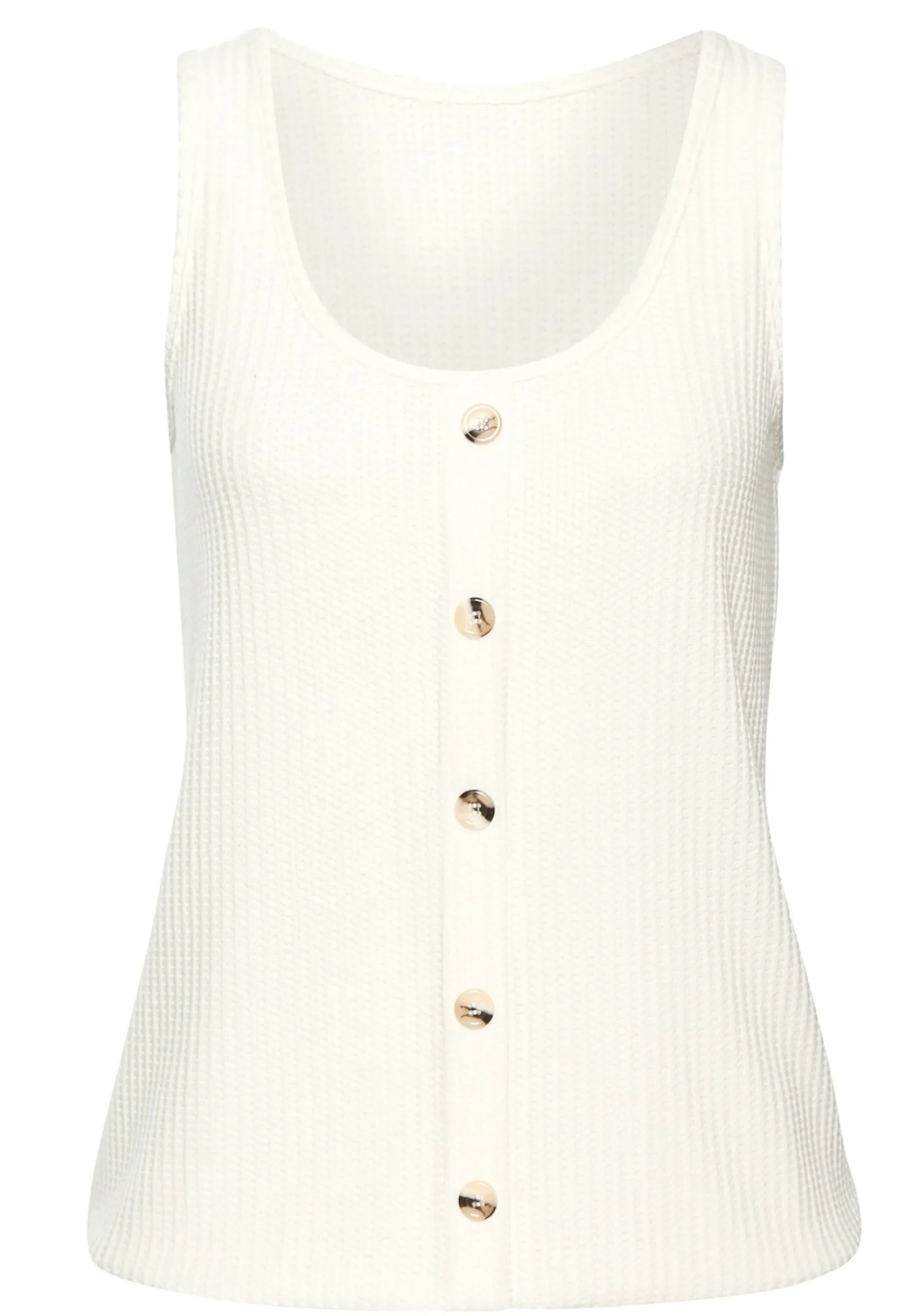 Strandmode|Shirts|LASCANA Trägertop creme