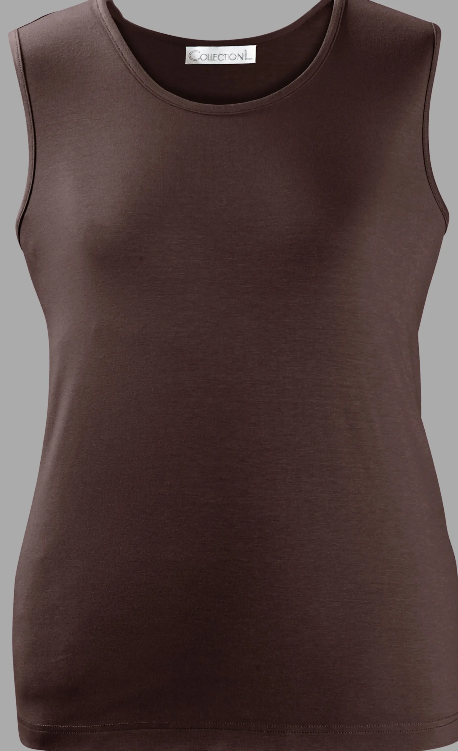 Shirts| Trägertop mokka