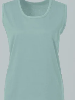 Shirts| Trägertop mit Rundhals-Ausschnitt kalkmint