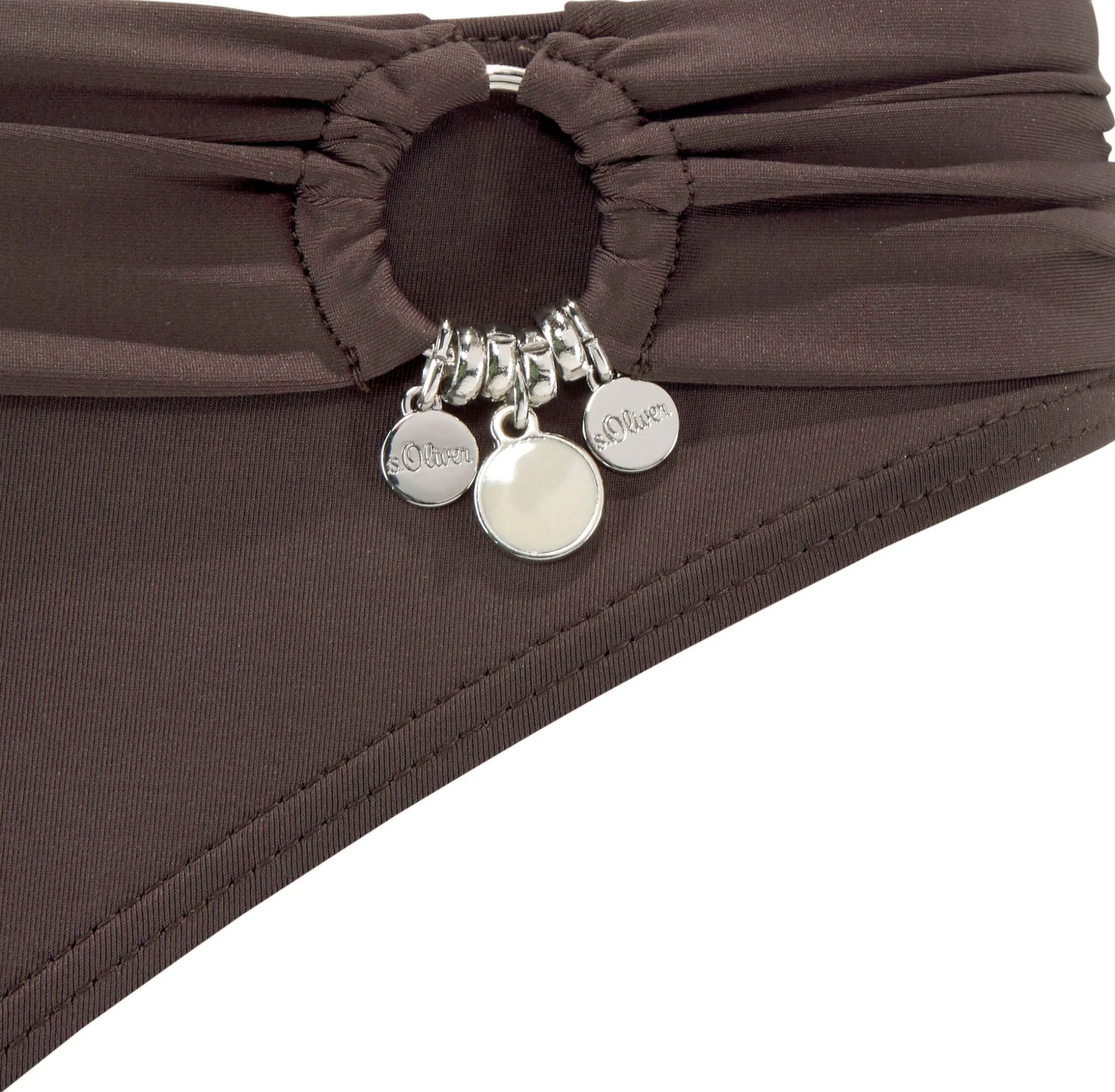 Bikinis|s.Oliver Triangel-Bikini braun