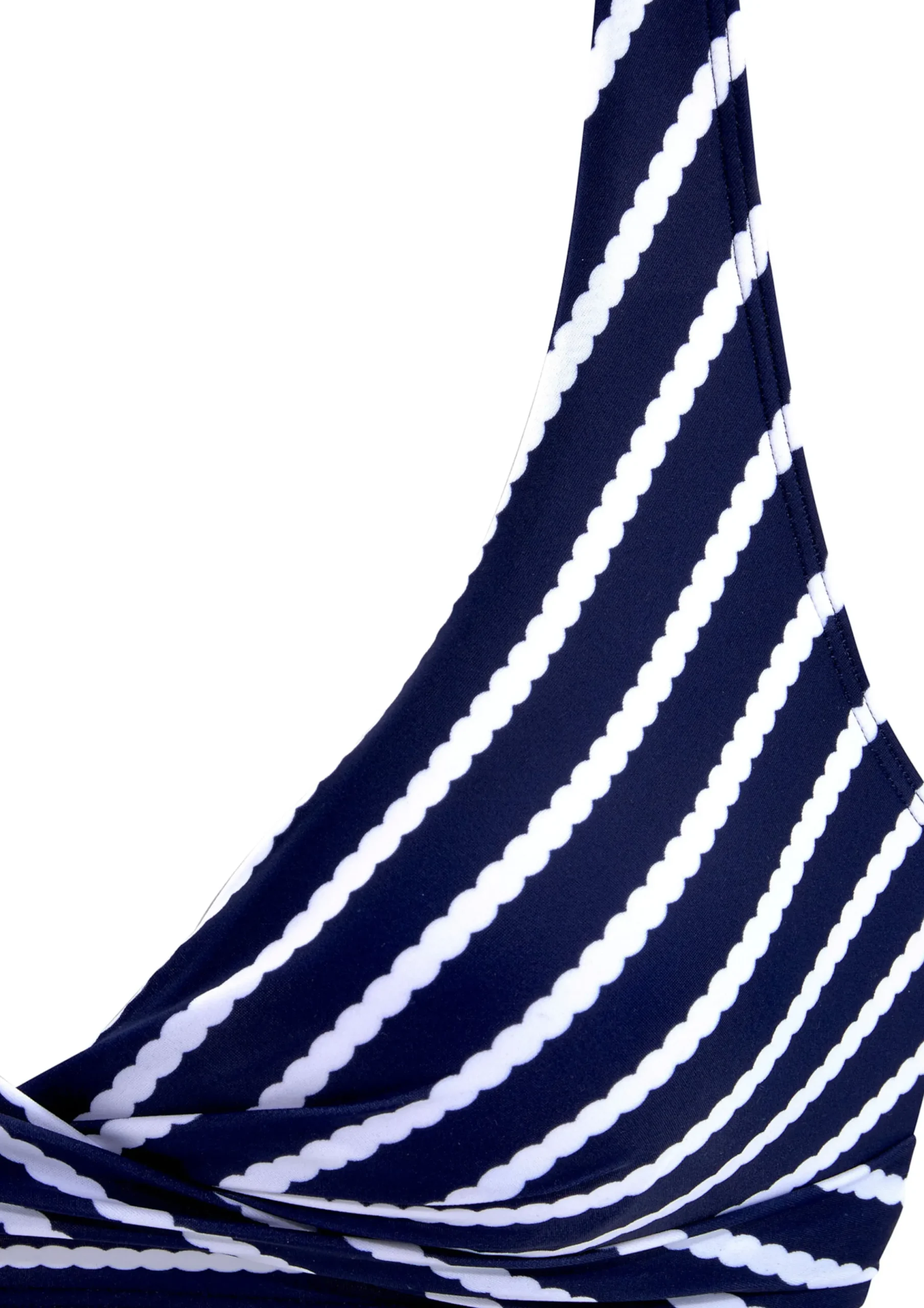 Bikinis|LASCANA Triangel-Bikini marine-weiß