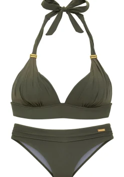 Bikinis|LASCANA Triangel-Bikini olive