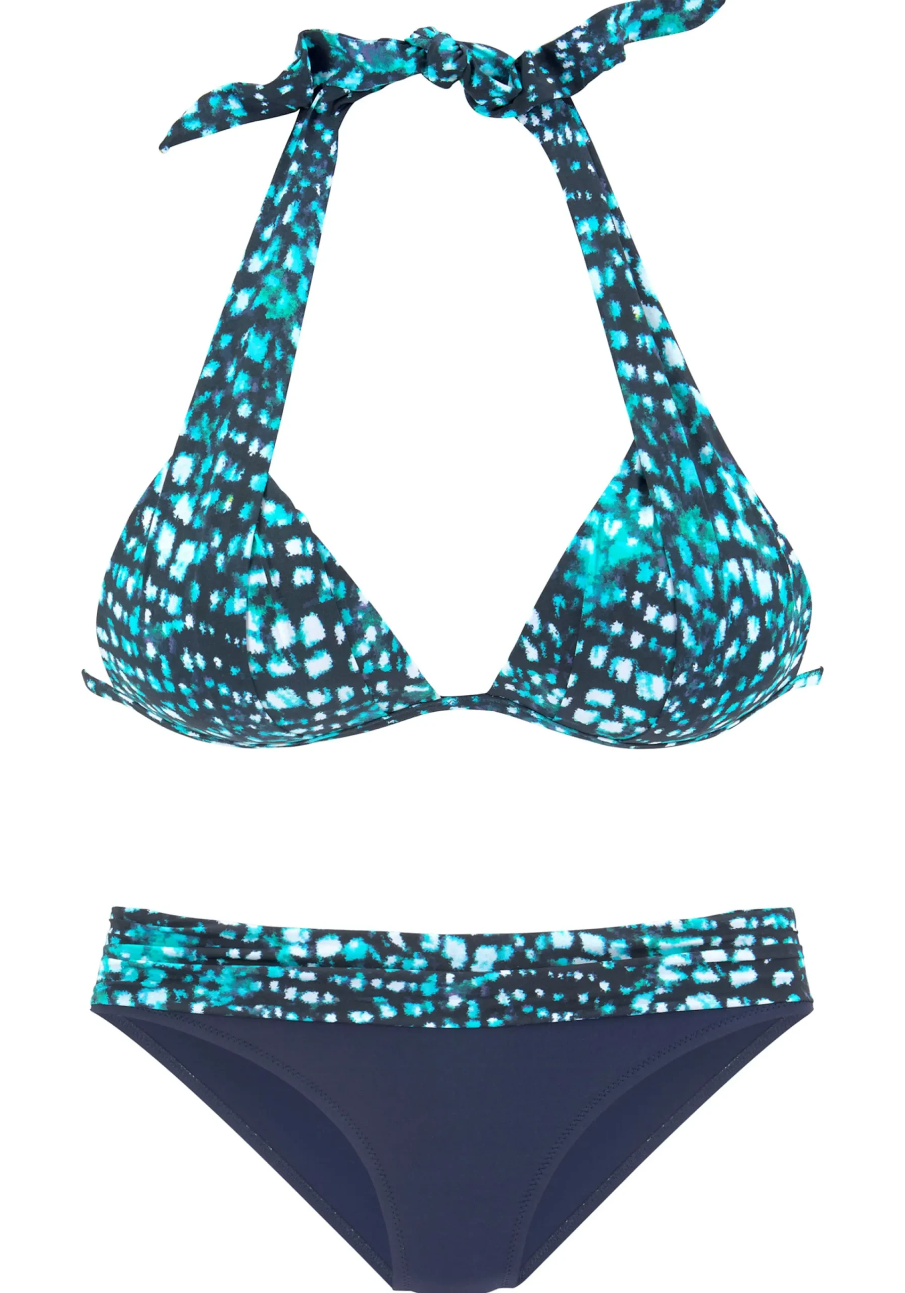 Bikinis|Bruno Banani Triangel-Bikini marine-bedruckt
