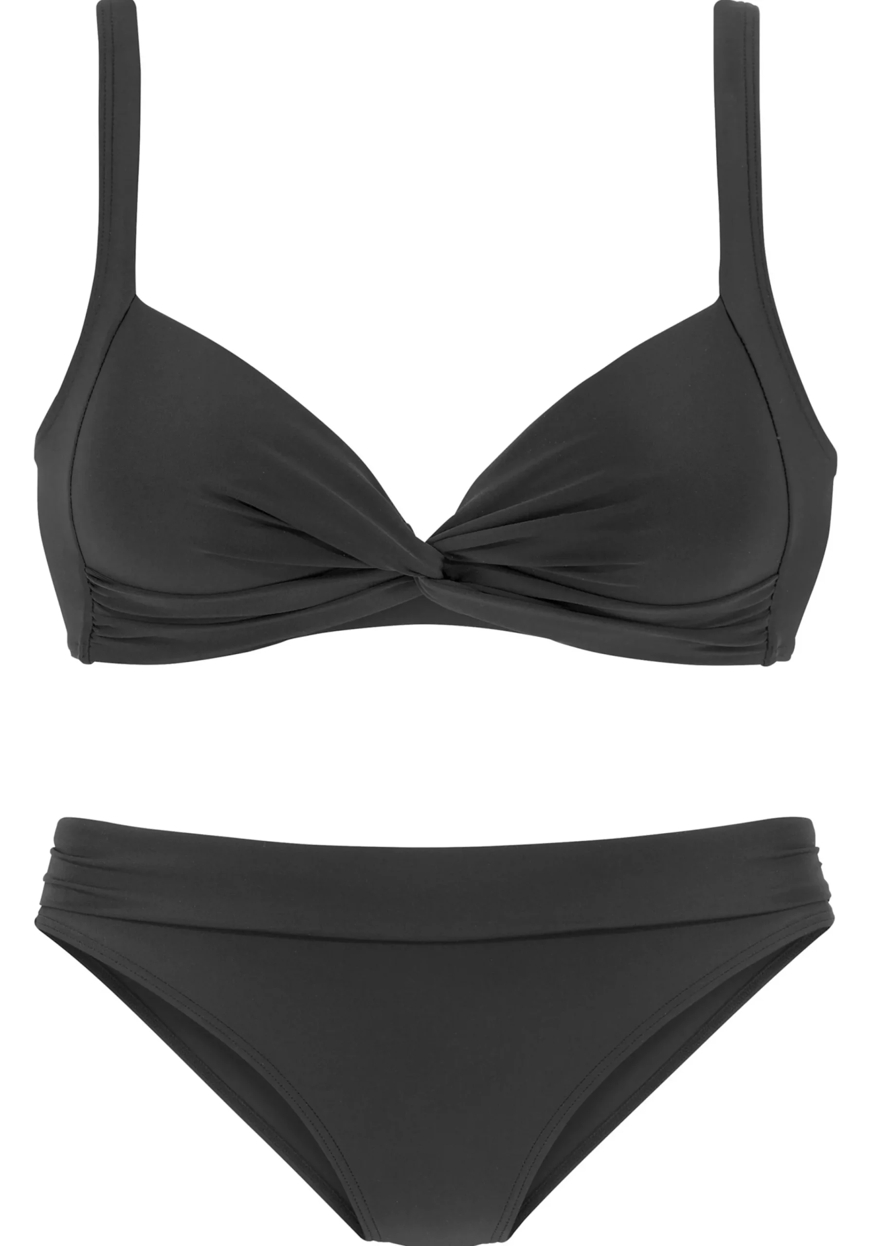 Bikinis|LASCANA Triangel-Bikini schwarz
