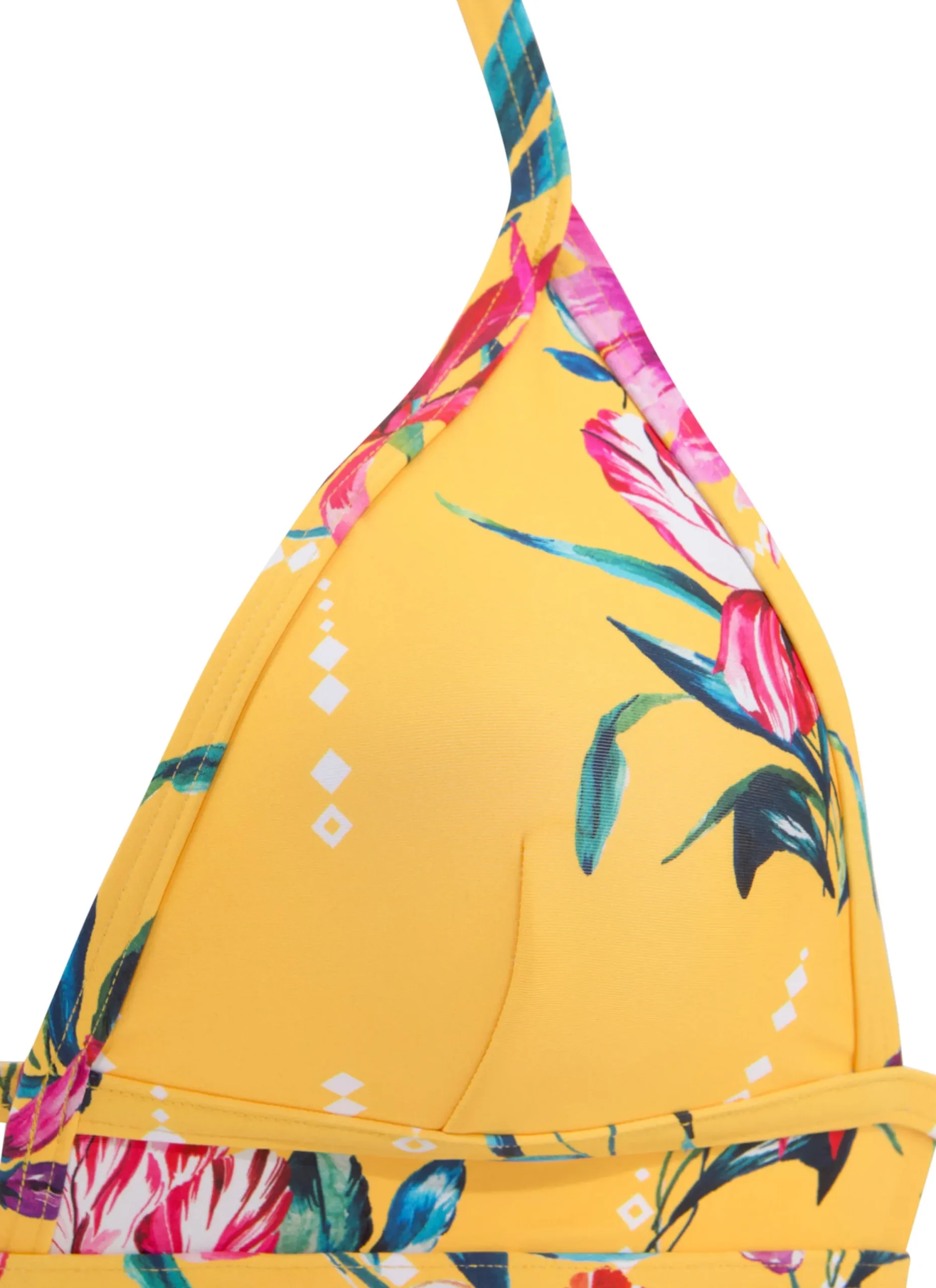 Bikinis|Sunseeker Triangel-Bikini-Top gelb-bedruckt
