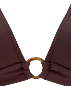 Bikinis|s.Oliver Triangel-Bikini-Top braun