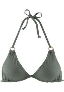 Bikinis|LASCANA Triangel-Bikini-Top oliv