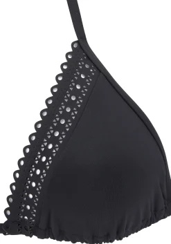 Bikinis|s.Oliver Triangel-Bikini-Top schwarz
