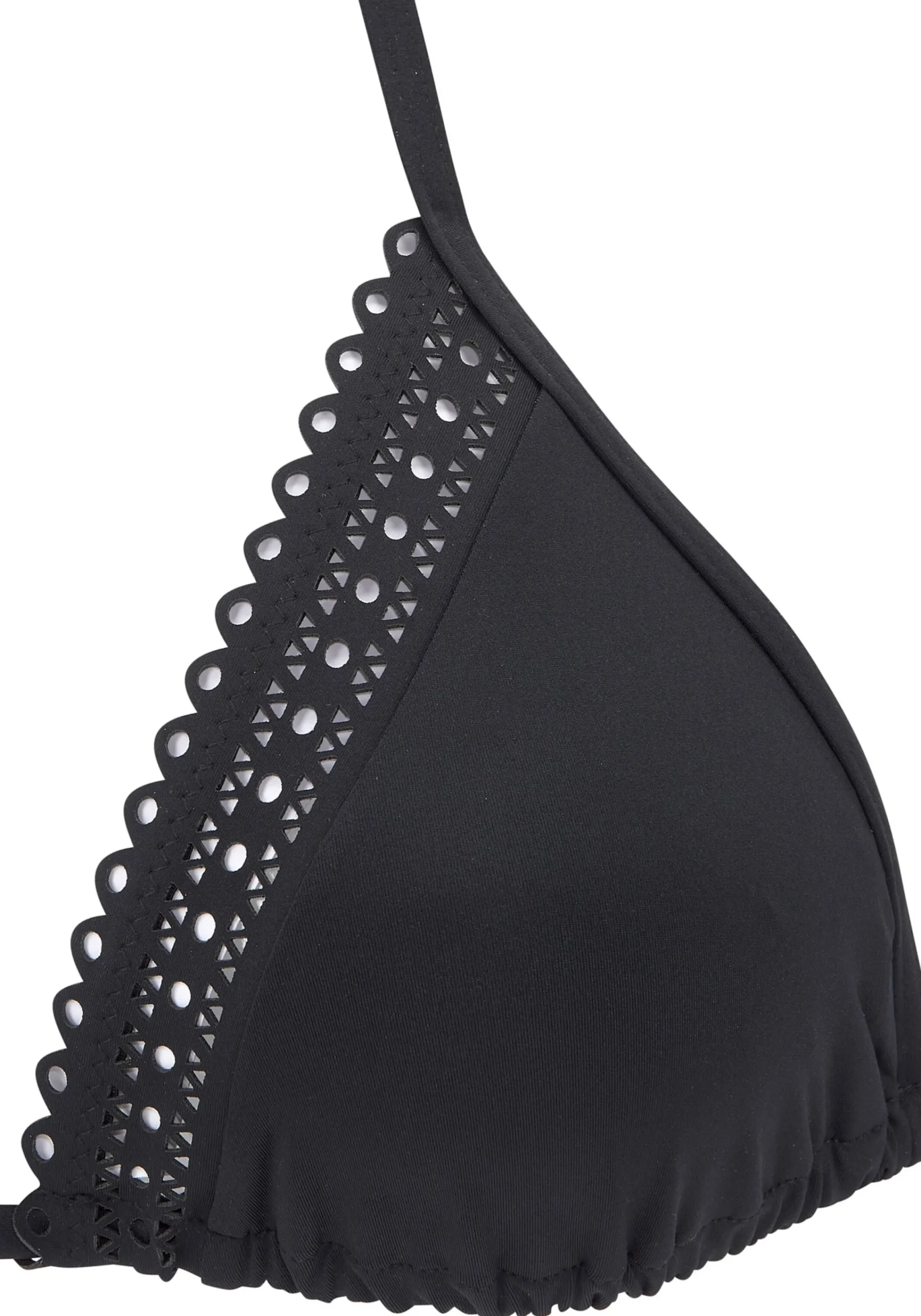 Bikinis|s.Oliver Triangel-Bikini-Top schwarz