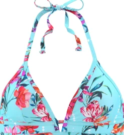 Bikinis|Sunseeker Triangel-Bikini-Top hellblau-bedruckt