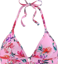 Bikinis|Sunseeker Triangel-Bikini-Top rosa-bedruckt