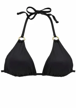 Bikinis|LASCANA Triangel-Bikini-Top schwarz
