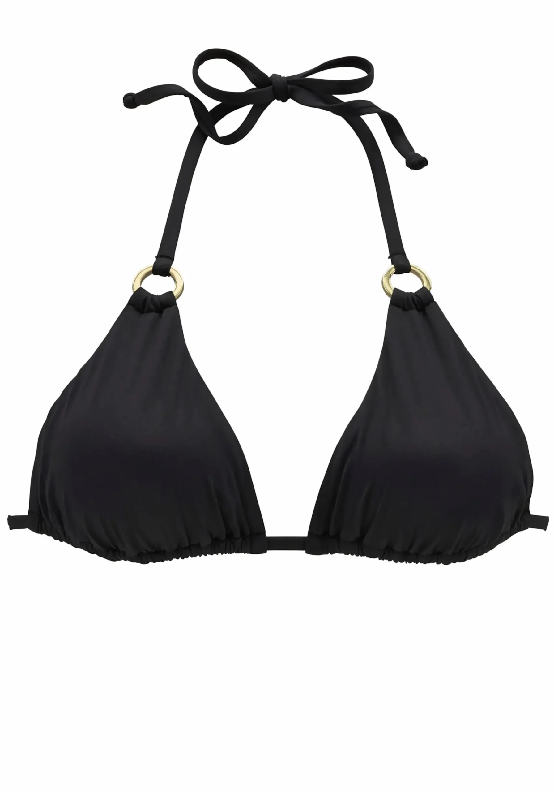 Bikinis|LASCANA Triangel-Bikini-Top schwarz