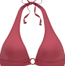 Bikinis|s.Oliver Triangel-Bikini-Top rostrot