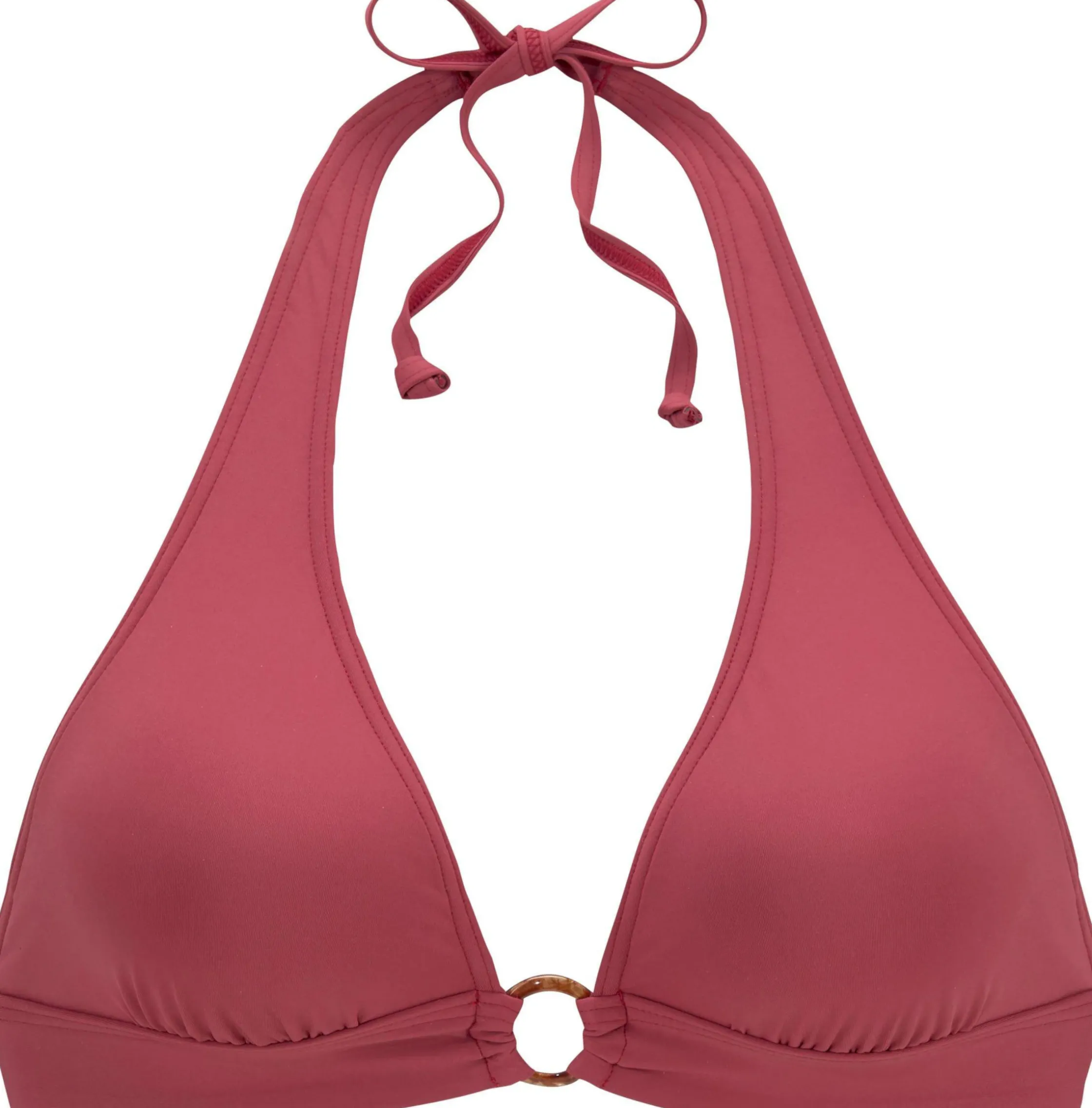 Bikinis|s.Oliver Triangel-Bikini-Top rostrot