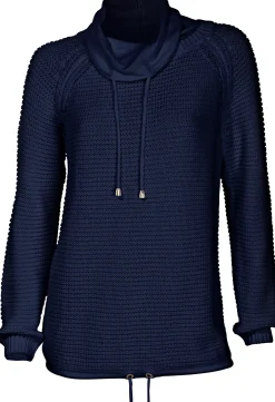 Pullover|heine Troyer mit Raglanärmeln marine