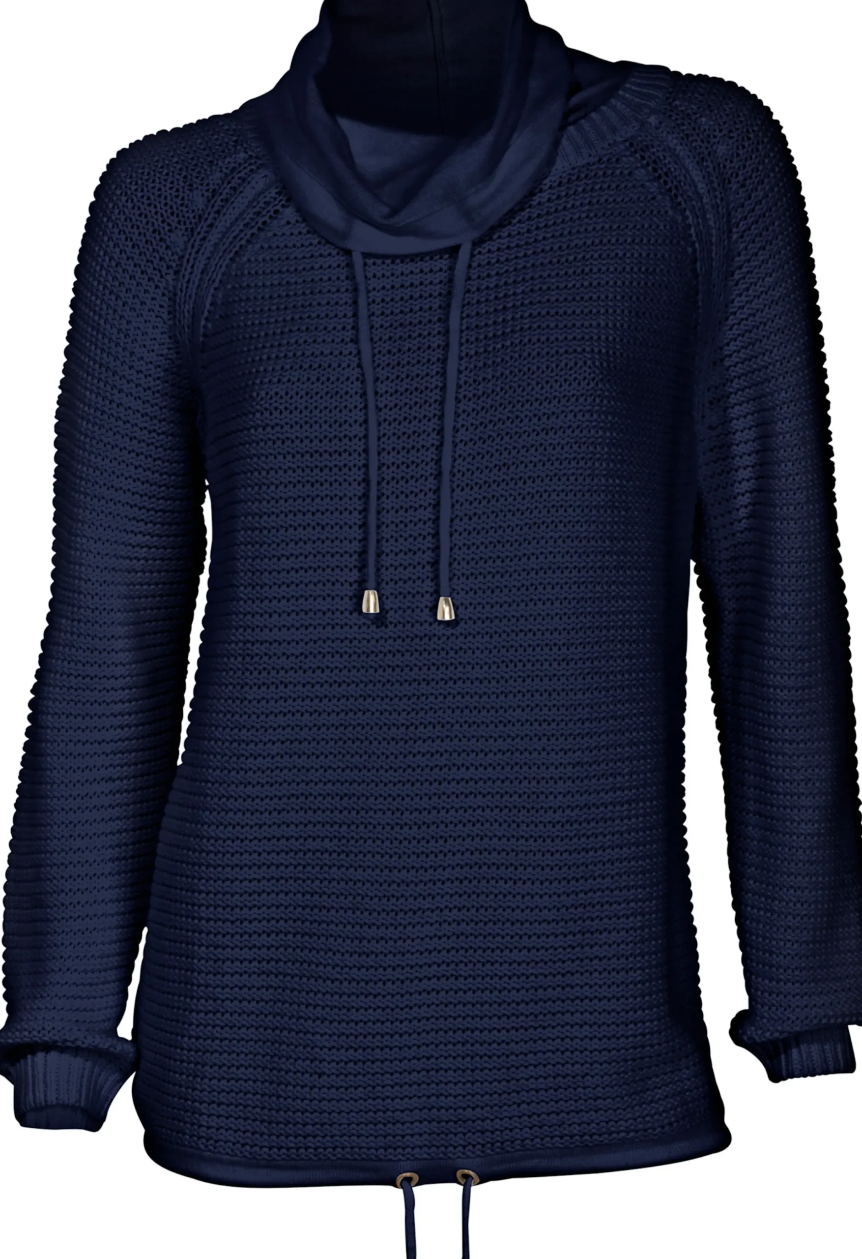 Pullover|heine Troyer mit Raglanärmeln marine