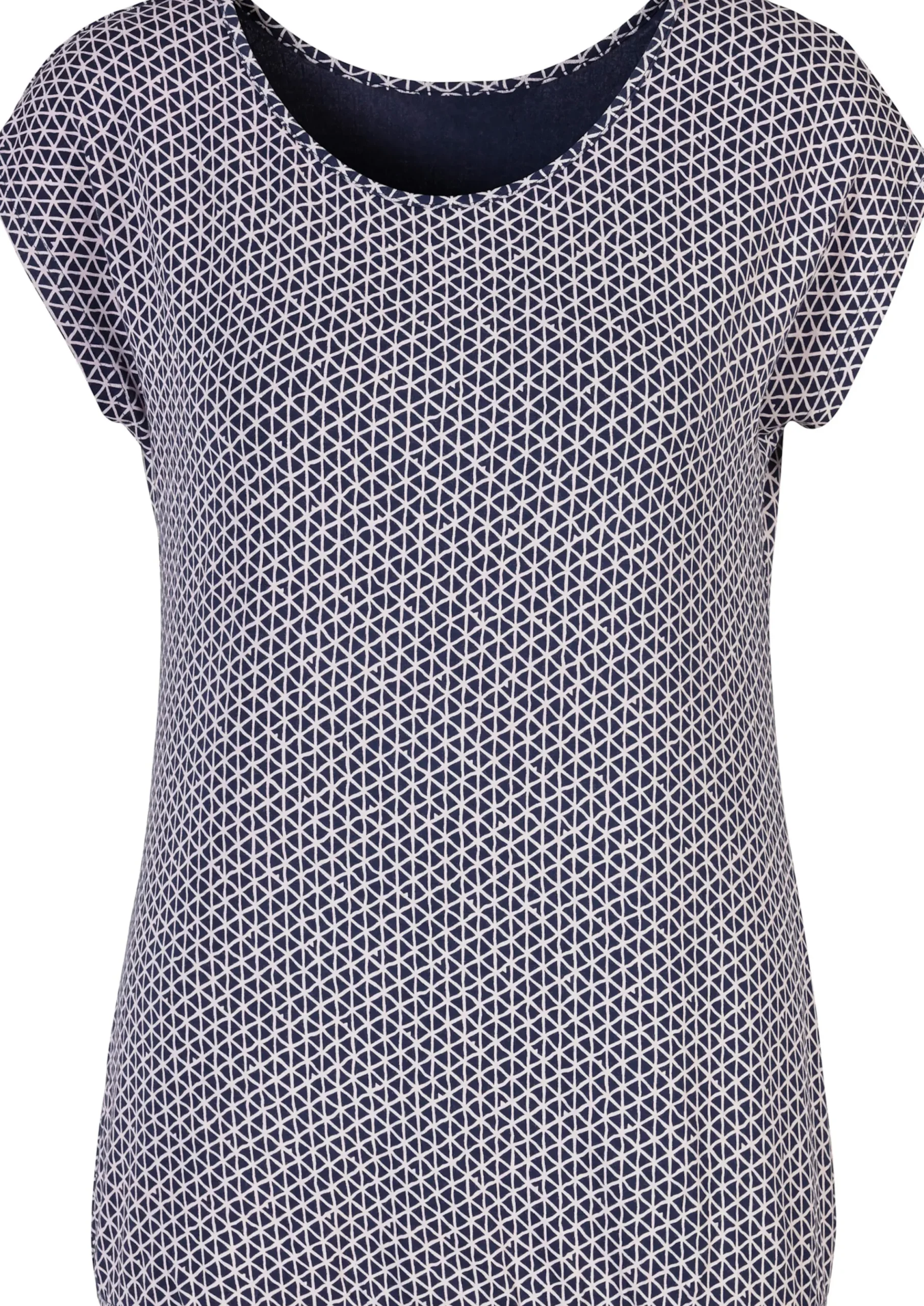 Shirts|Vivance T-Shirt taupe,blau