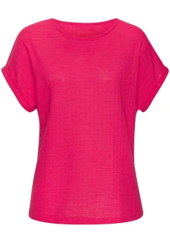 Shirts|Vivance T-Shirt koralle,weiß