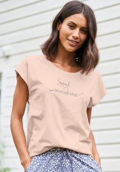 Shirts|Vivance Dreams T-Shirt apricot