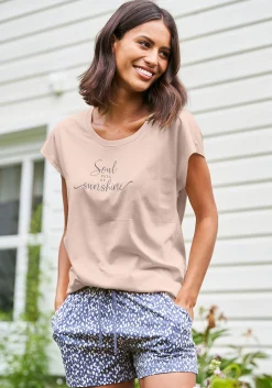 Shirts|Vivance Dreams T-Shirt apricot