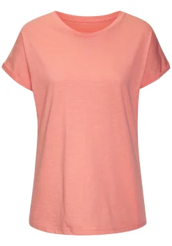 Shirts|Vivance T-Shirt peachbedruckt,peachuni