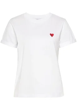 Shirts|LASCANA T-Shirt weiß-rot