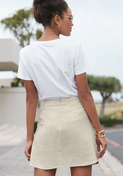 Strandmode|LASCANA T-Shirt weiß