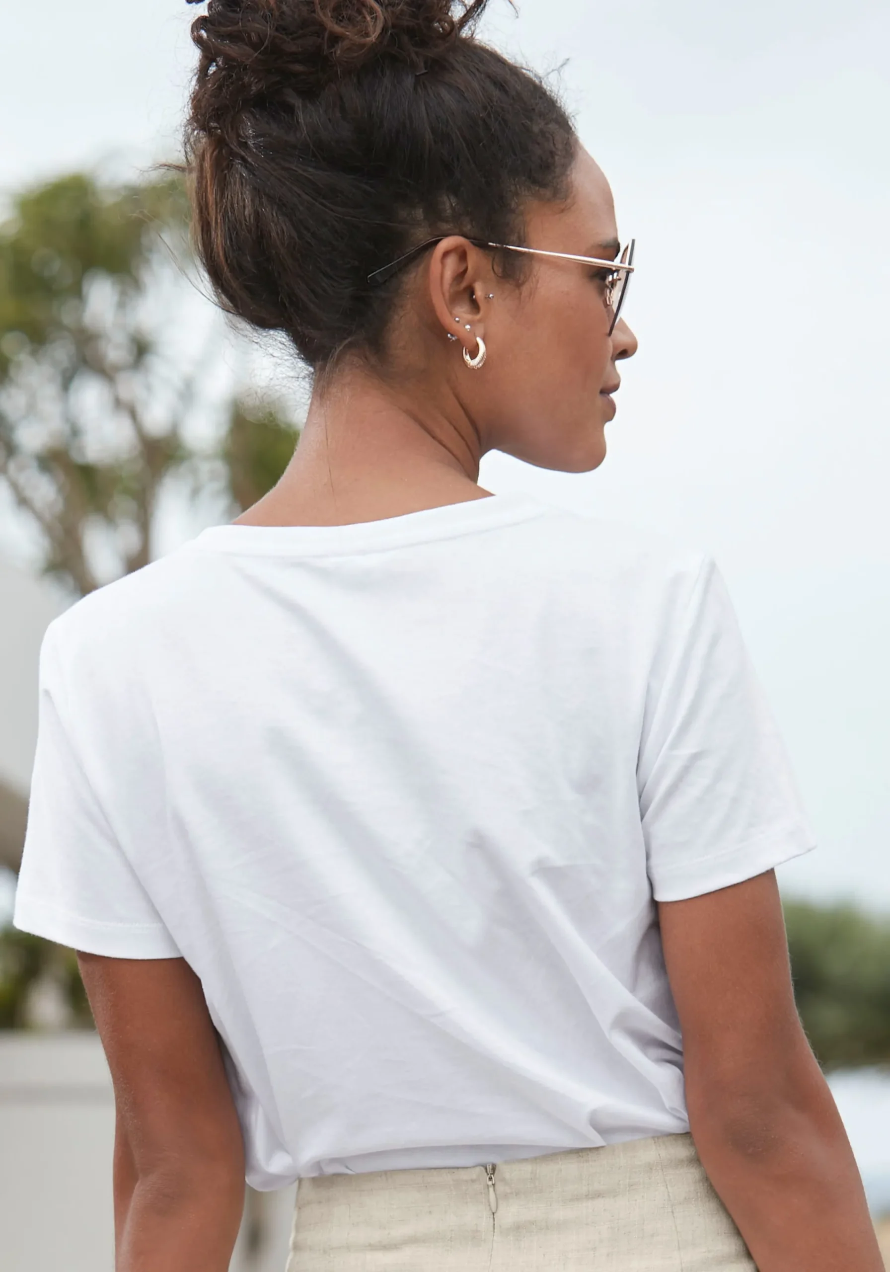 Strandmode|LASCANA T-Shirt weiß