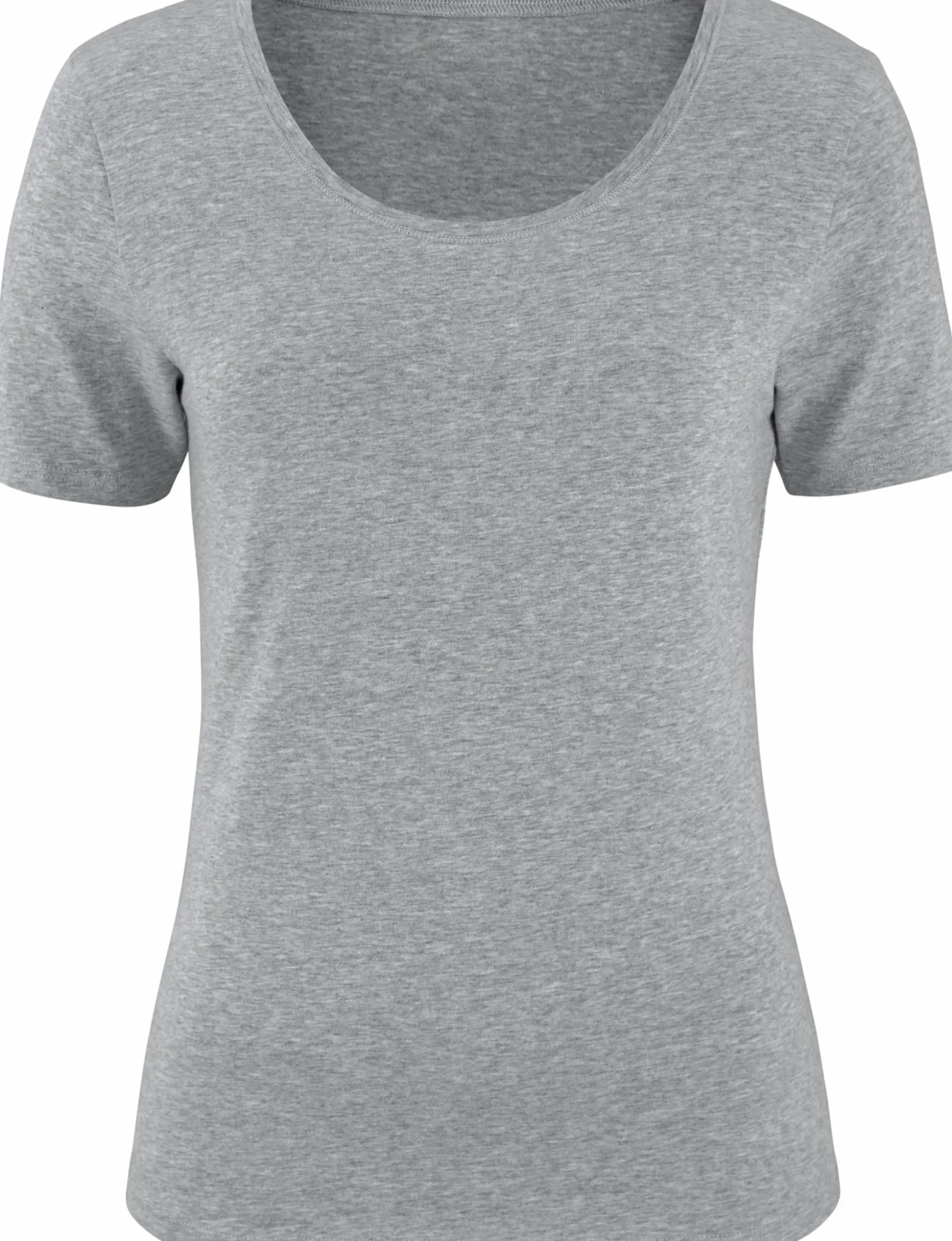 Shirts|Vivance T-Shirt grau-meliert,schwarz