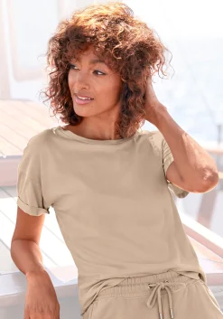 Shirts|H.I.S T-Shirt nougat