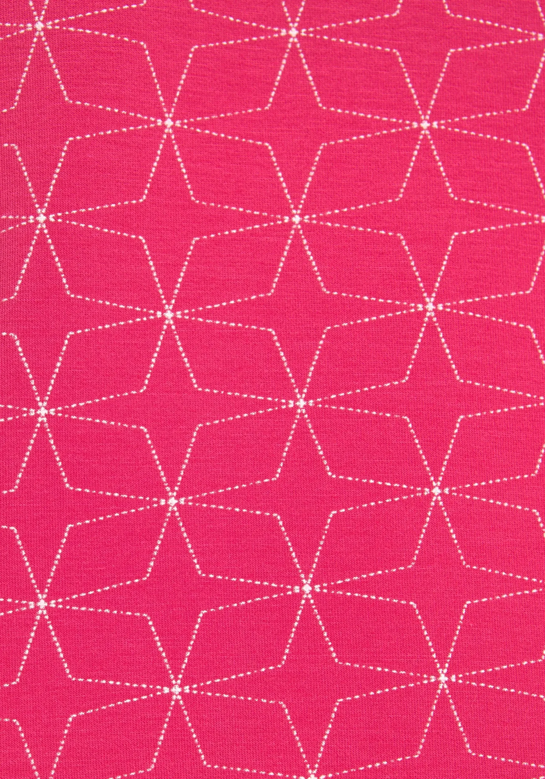 Strandmode|Shirts|LASCANA T-Shirt pink,weiß
