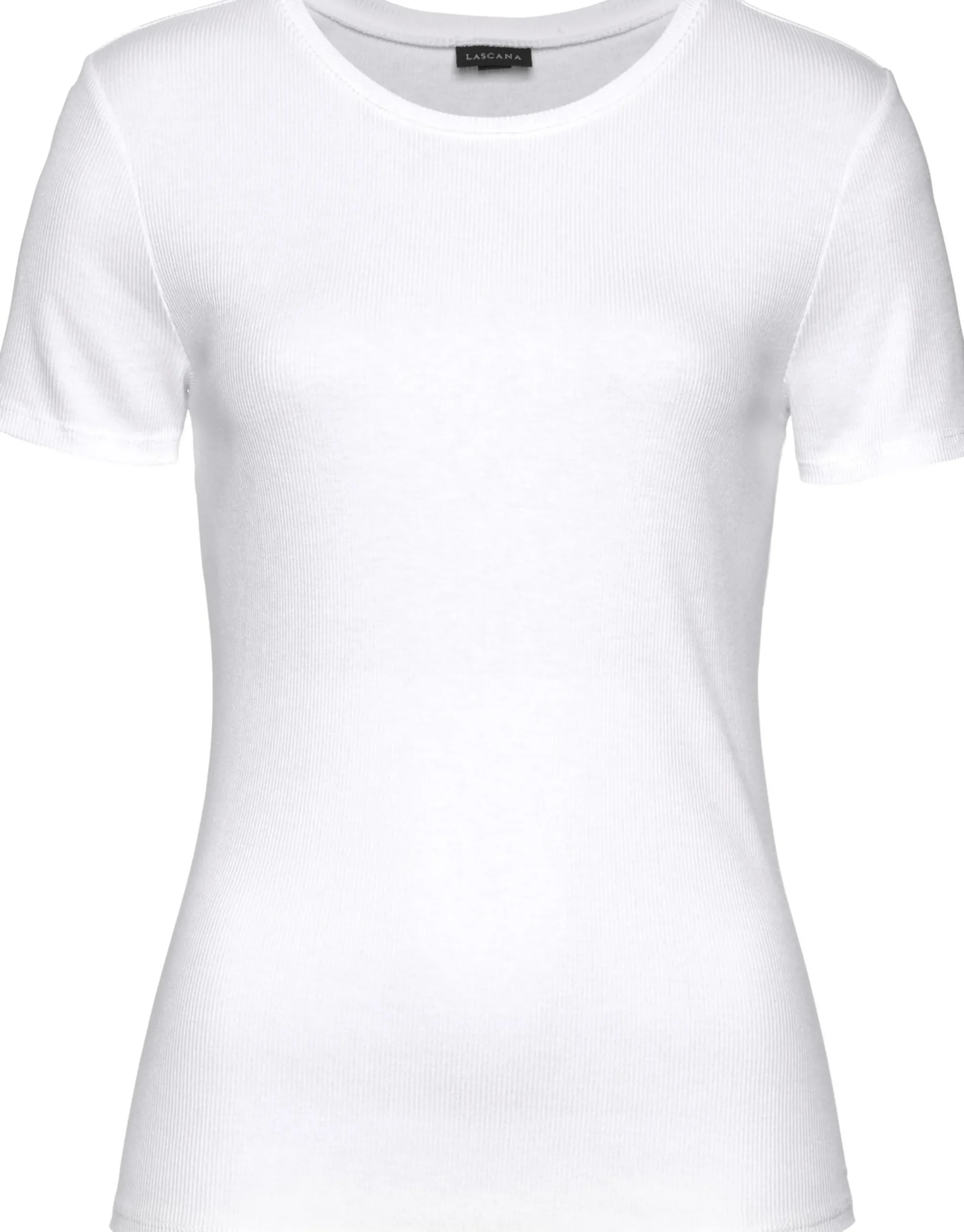 Strandmode|LASCANA T-Shirt weiß,schwarz