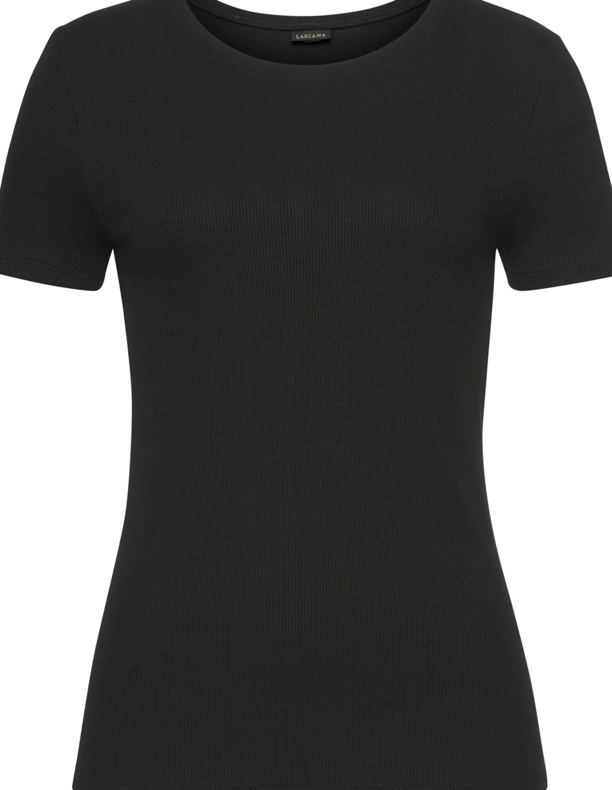 Strandmode|LASCANA T-Shirt weiß,schwarz