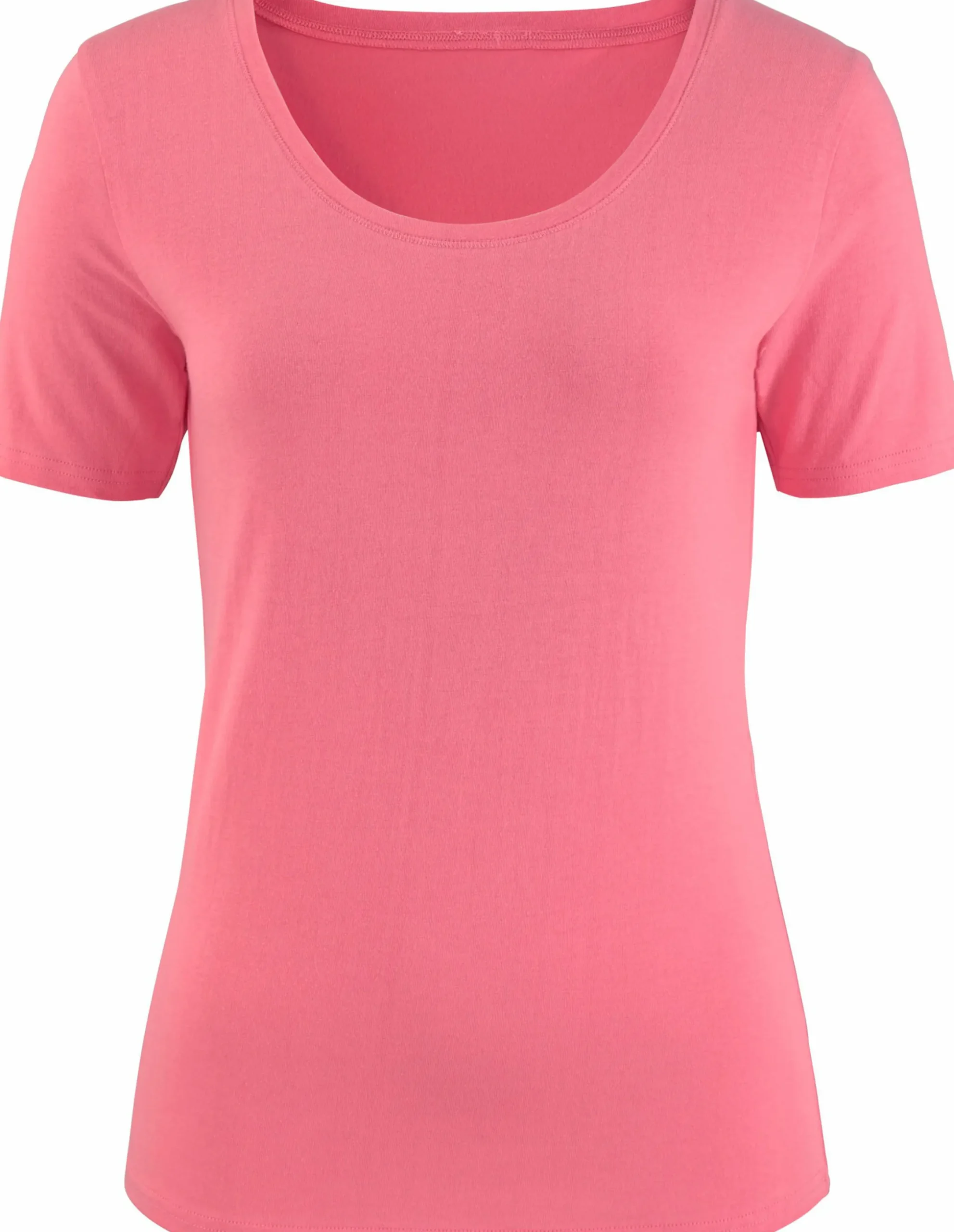 Strandmode|Shirts|Vivance T-Shirt apricot,weiß
