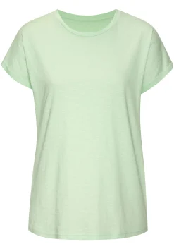 Strandmode|Shirts|Vivance T-Shirt limebedruckt,limeuni