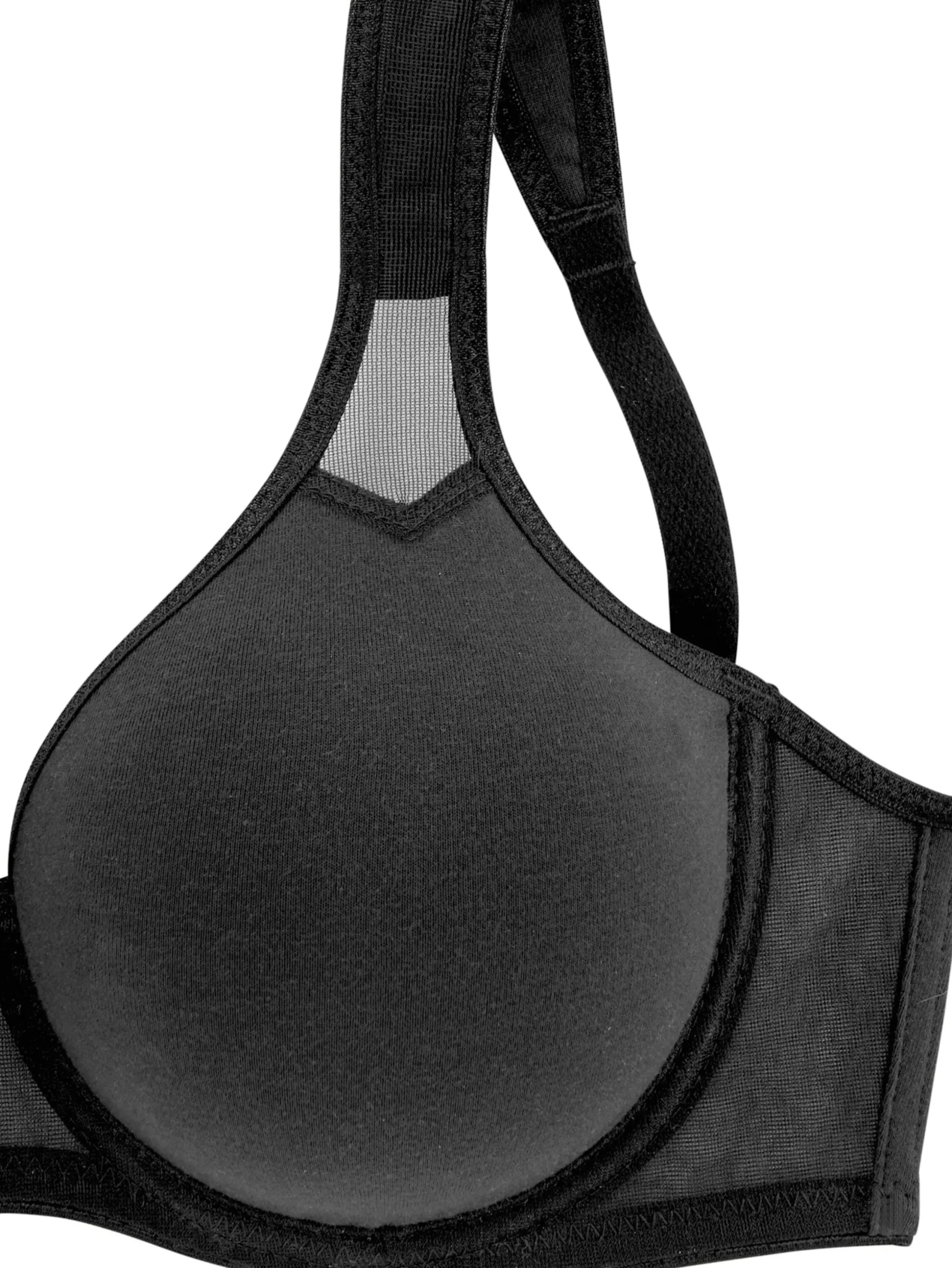 Bhs|petite fleur T-Shirt-BH weiß+schwarz