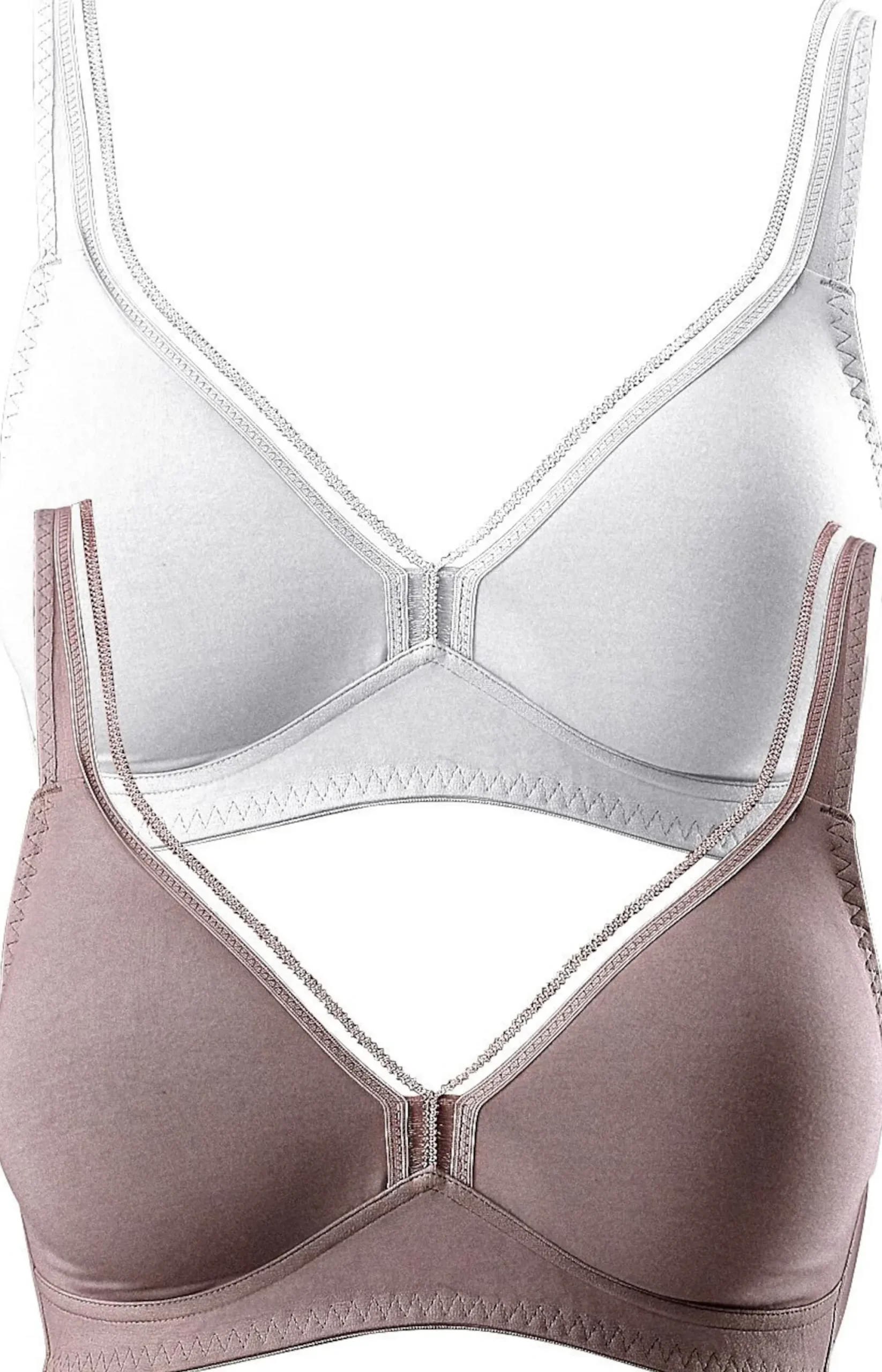 Bhs|petite fleur T-Shirt-BH mocha-mousse+weiß