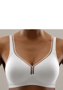 Bhs|petite fleur T-Shirt-BH mint+weiß