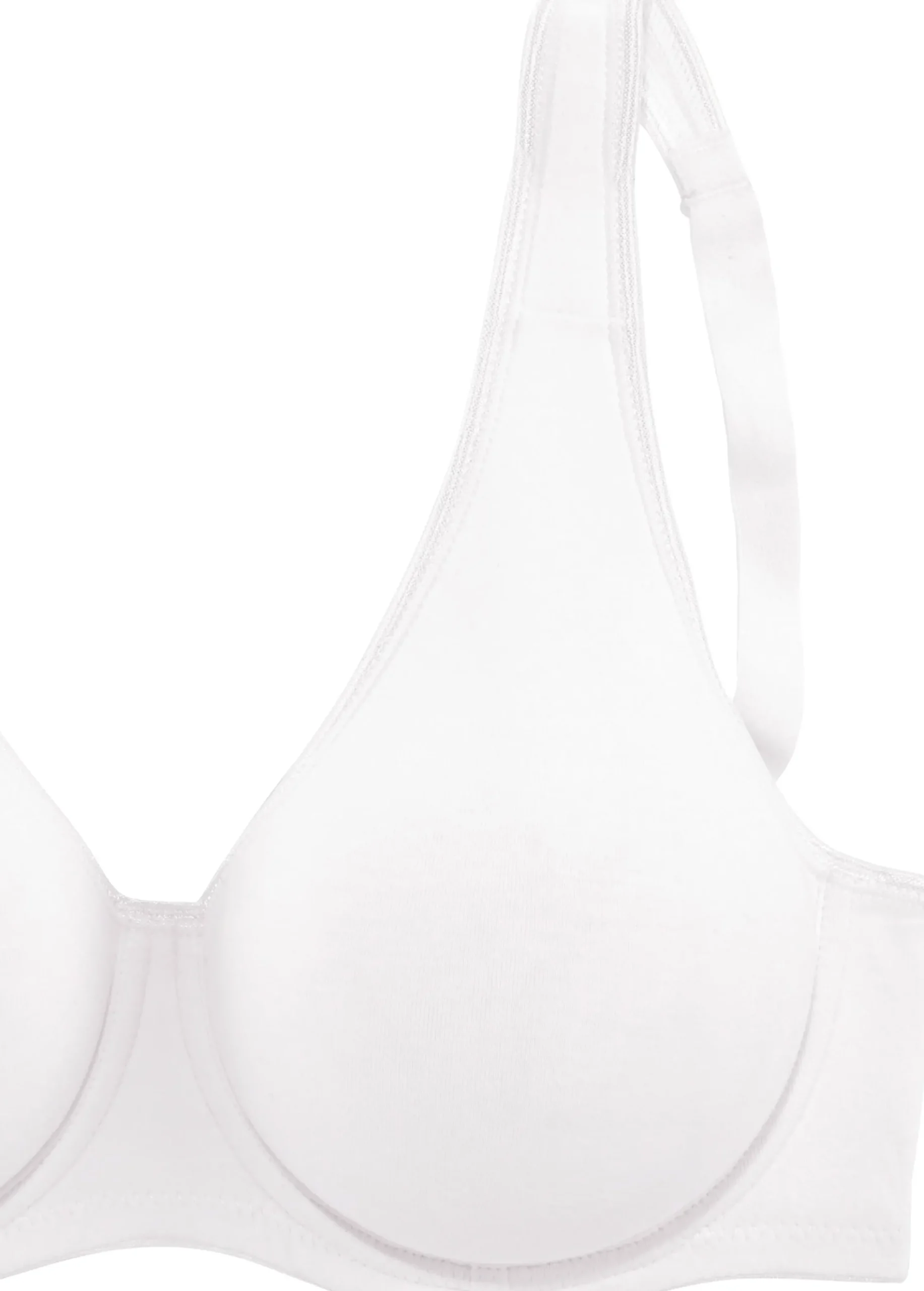 Bhs|petite fleur T-Shirt-BH weiß+schwarz