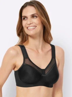 Bhs|Miss Mary T-Shirt-BH ohne Bügel schwarz