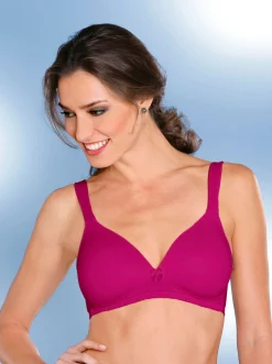 Bhs|Naturana T-Shirt-BH ohne Bügel magenta