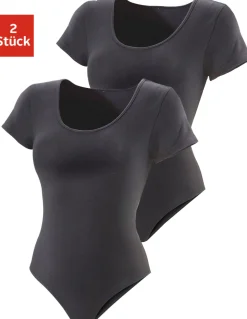 Strandmode|Vivance T-Shirt-Body schwarz