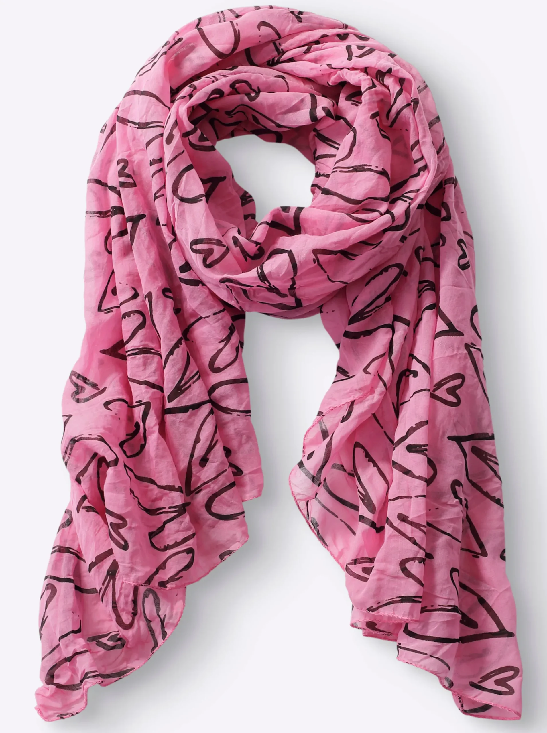 Tücher & Schals|heine Tuch pink