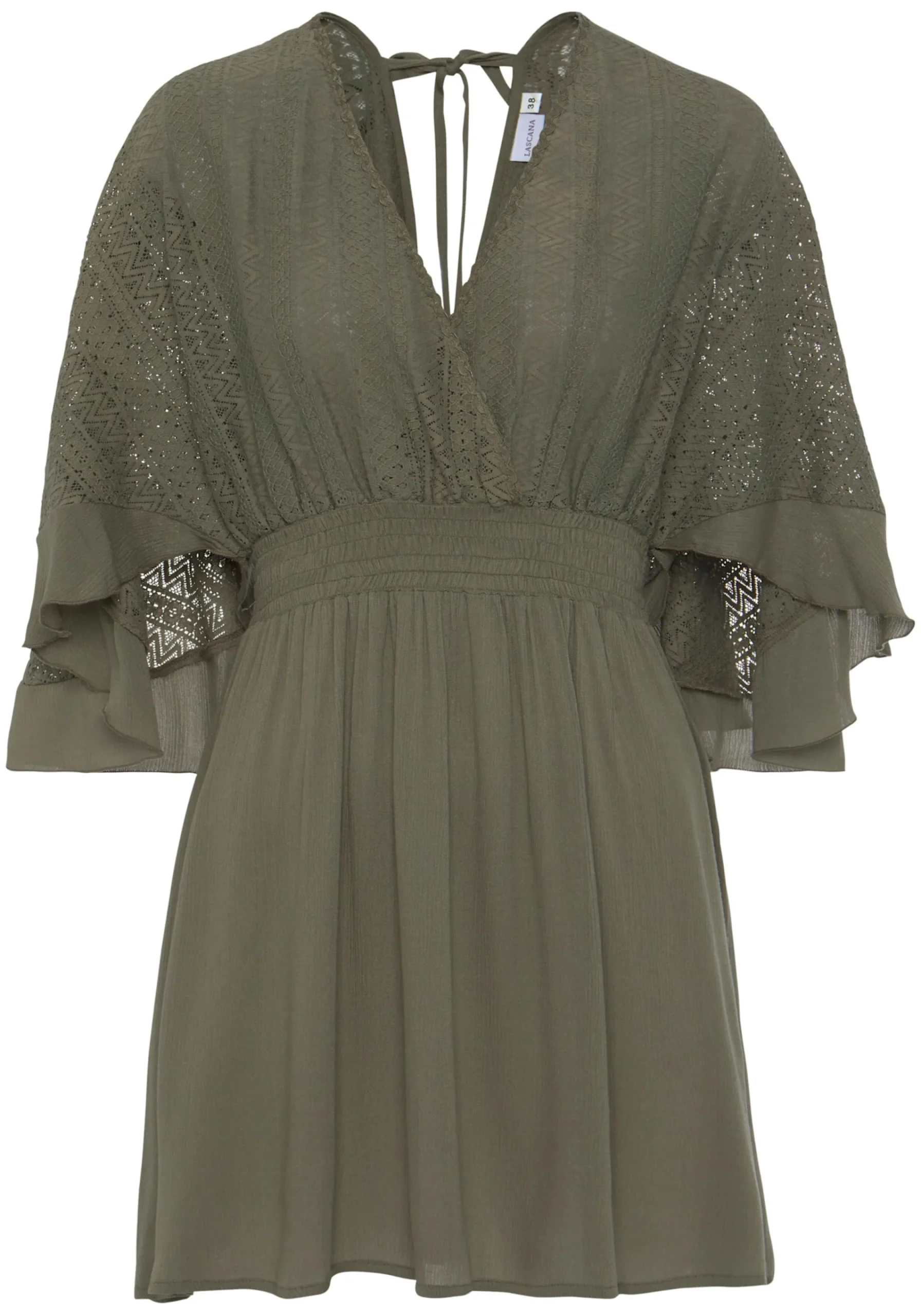 Strandkleider|Kleider|LASCANA Tunikakleid khaki