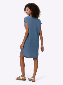 Kleider|heine Tunikakleid in Jeans-Optik blue-bleached