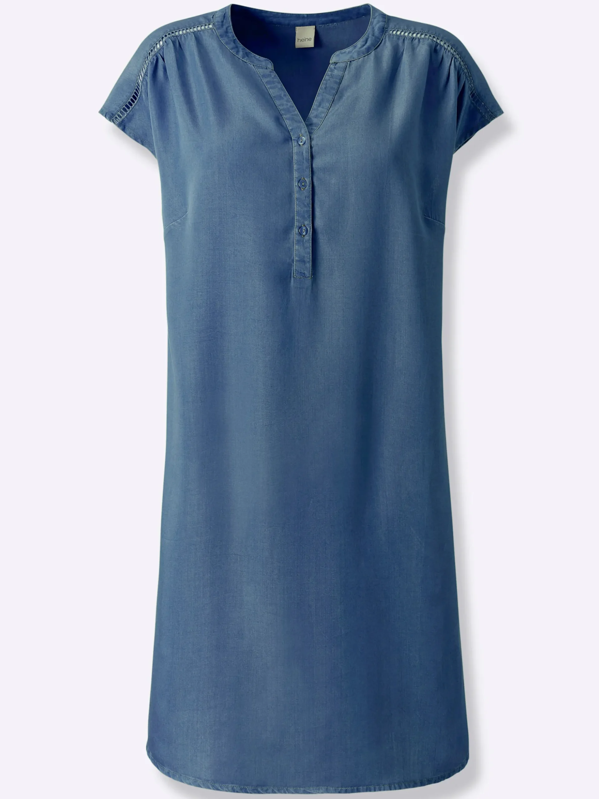 Kleider|heine Tunikakleid in Jeans-Optik blue-bleached