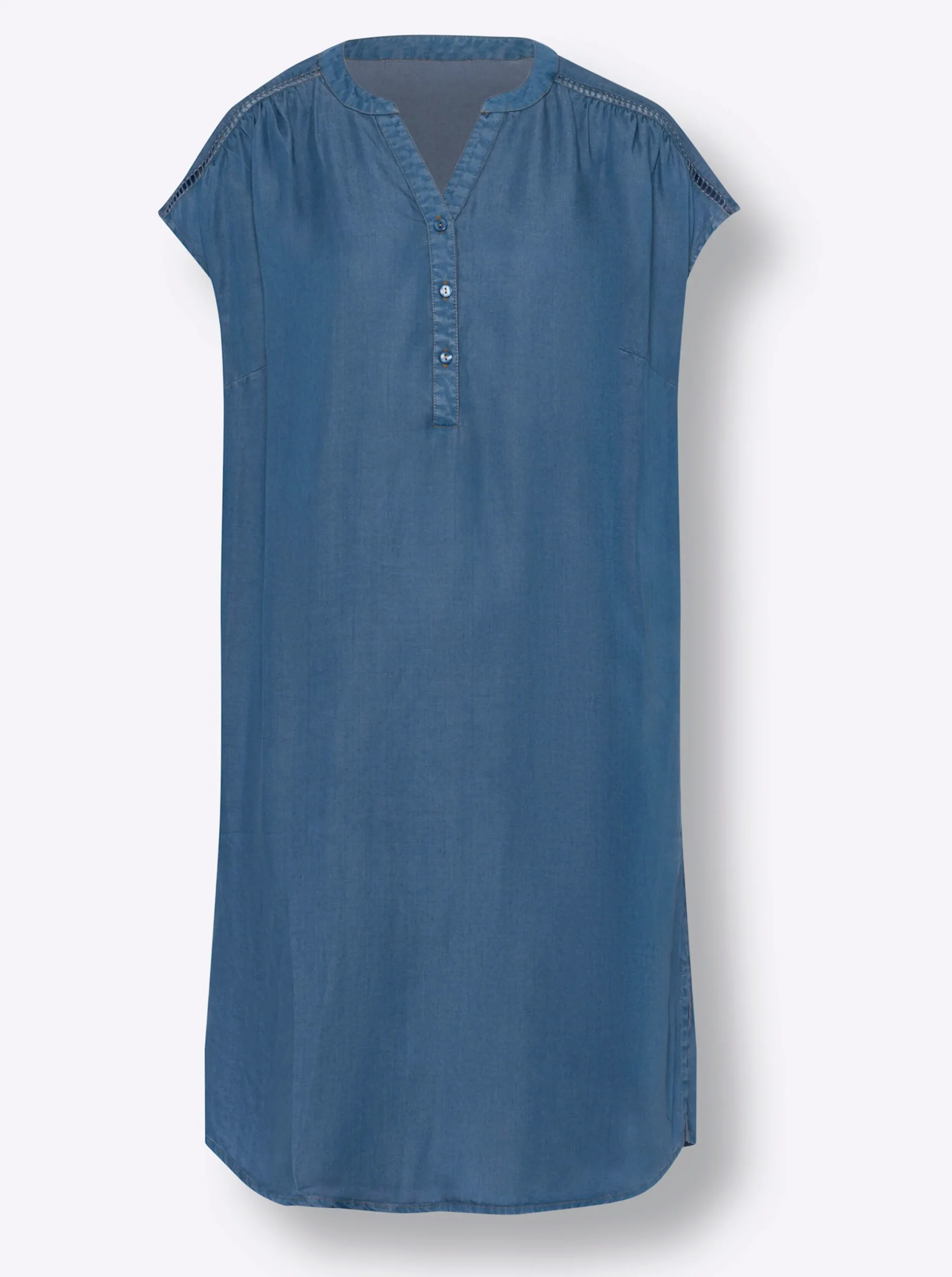 Kleider|heine Tunikakleid in Jeans-Optik blue-bleached