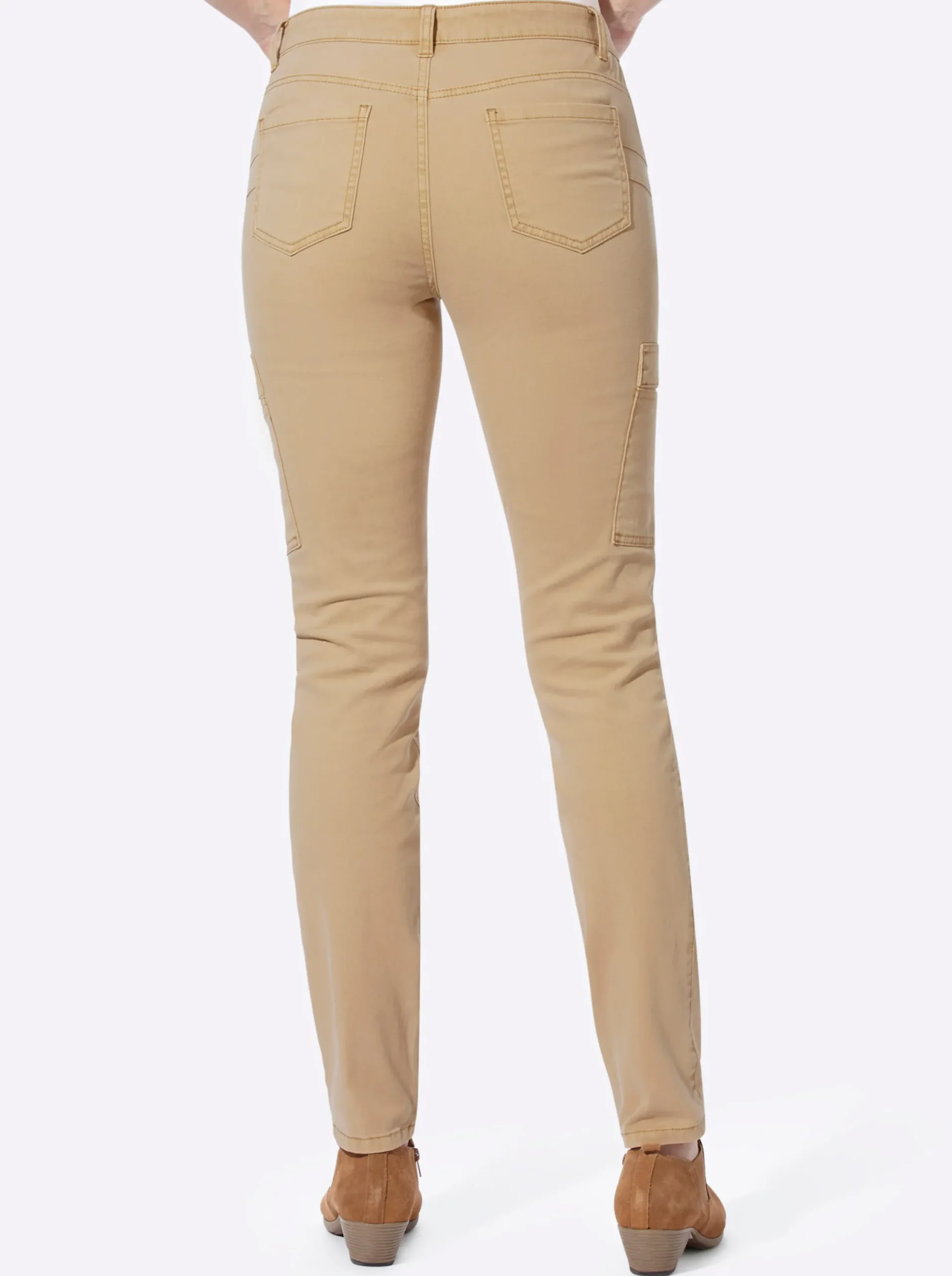 Hosen|heine Twill-Hose camel