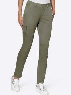 Jeans|heine Twill-Hose khaki